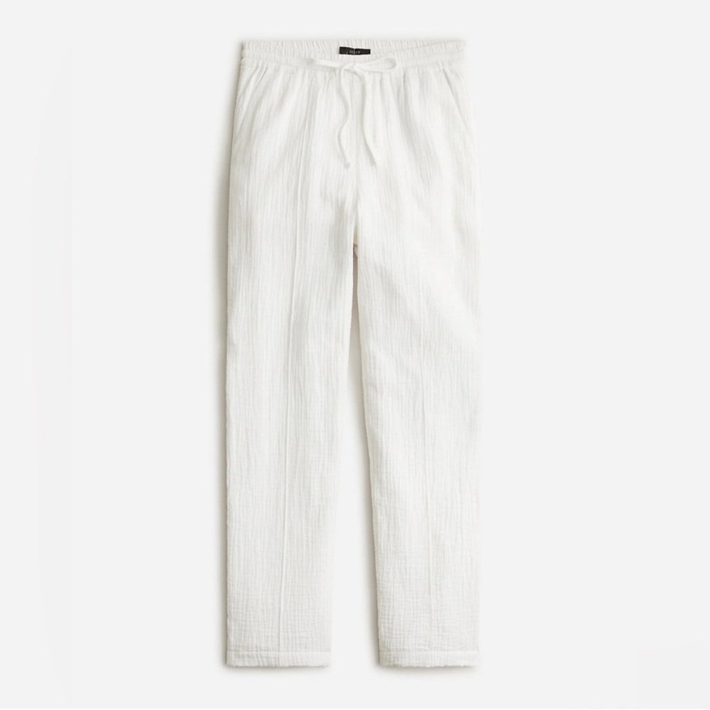 J.Crew New Seaside Pant in soft gauze BH799 size Large